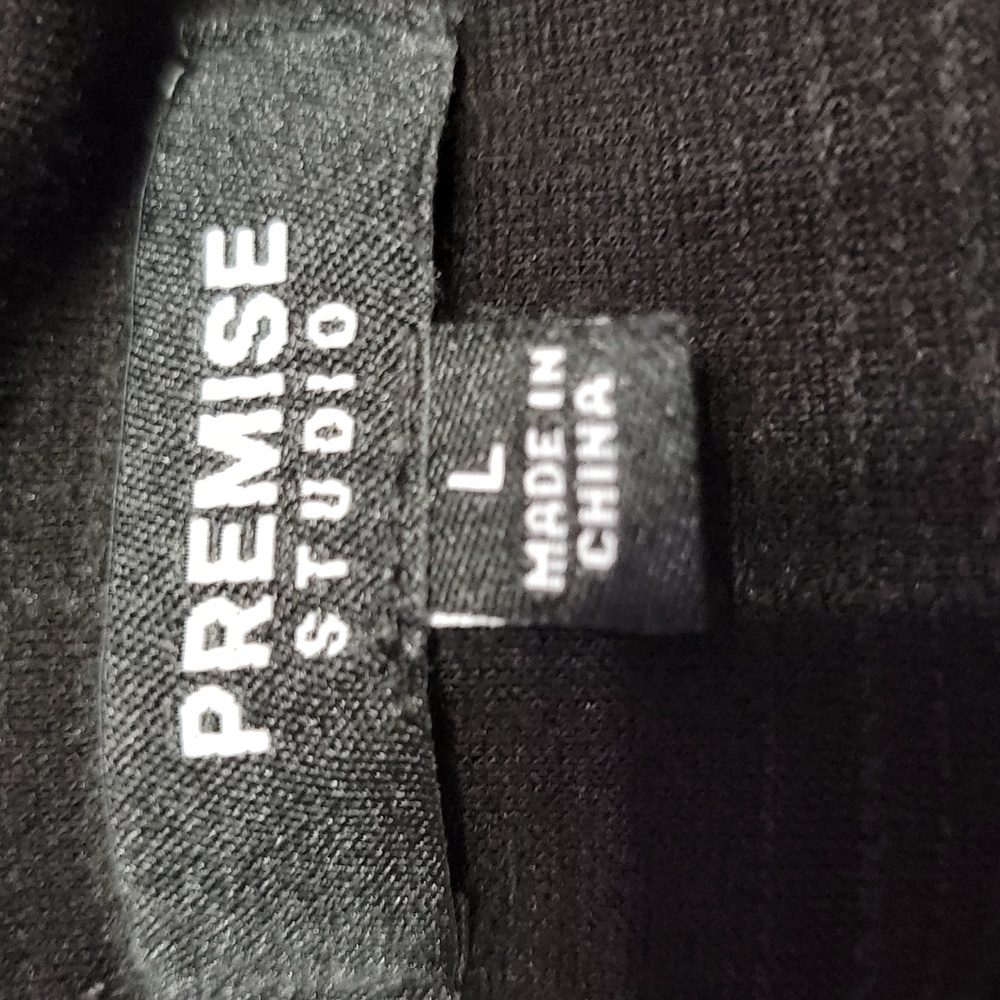 Premise Studio Black Plaid Pants Size Large - Picture 5 of 12